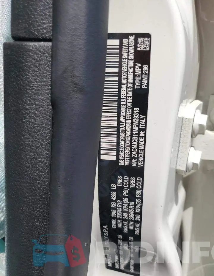 ZACNJCB11MPN29318 Photo# 13