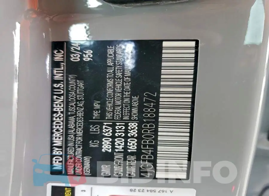 4JGFB4FB0RB188472 Photo# 14