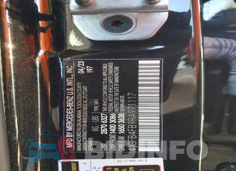 4JGFB4FB9RA971117 Photo# 13