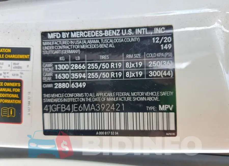4JGFB4JE6MA392421 Photo# 13