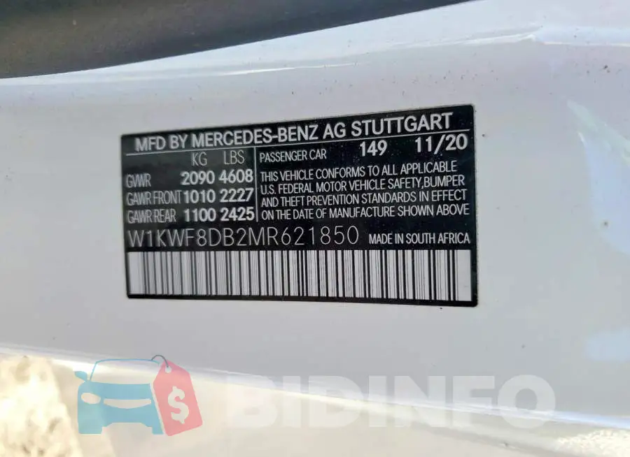 W1KWF8DB2MR621850 Photo# 12