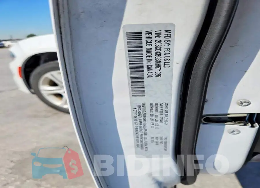 2C3CDXBG3MH671026 Photo# 12