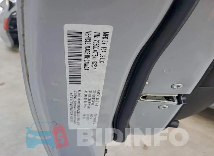 2C3CDXCT6NH122837 Photo# 12