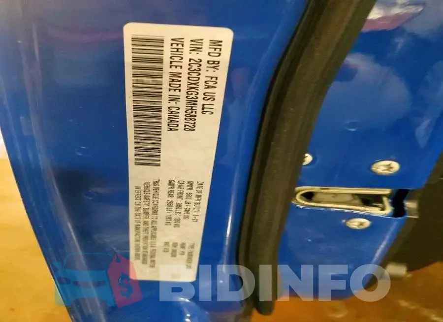 2C3CDXKG3MH588728 Photo# 12