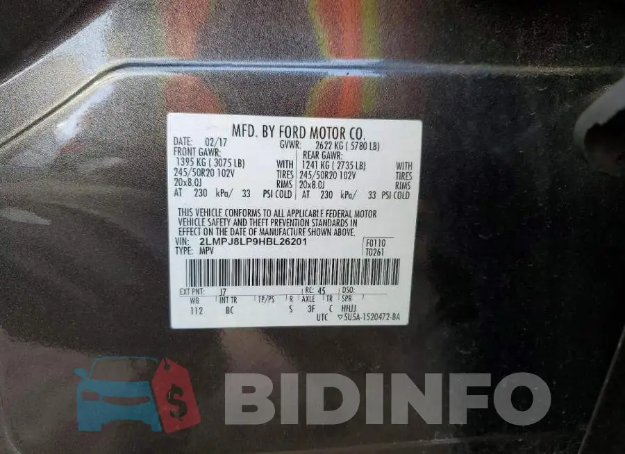2LMPJ8LP9HBL26201 Photo# 13