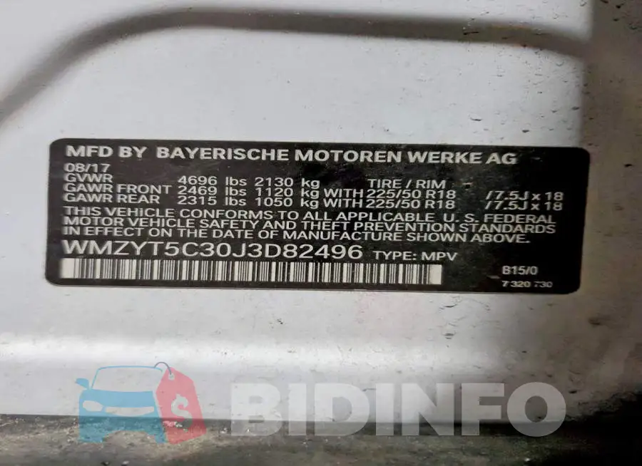 WMZYT5C30J3D82496 Photo# 13