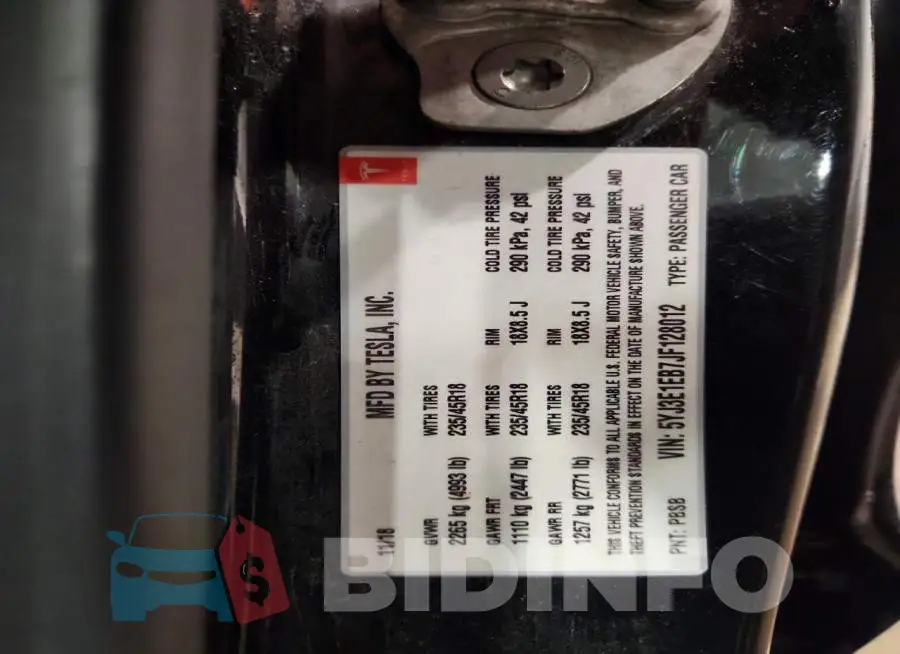 5YJ3E1EB7JF128012 Photo# 12