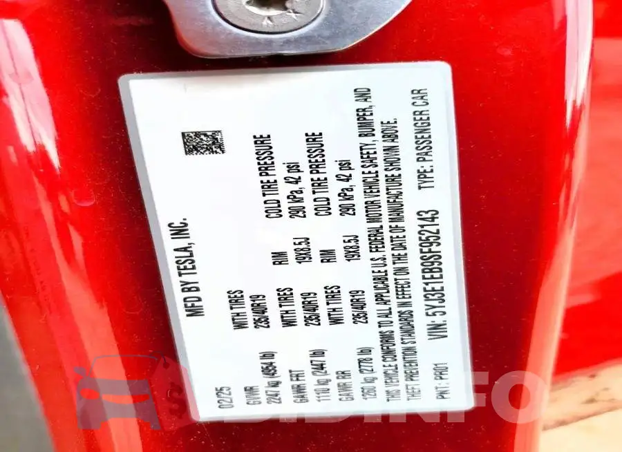 5YJ3E1EB9SF952143 Photo# 13