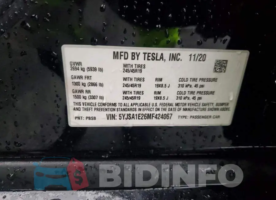 5YJSA1E26MF424067 Photo# 12