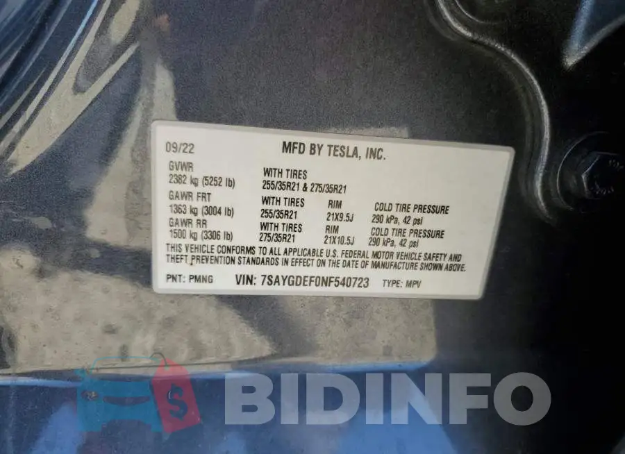 7SAYGDEF0NF540723 Photo# 14
