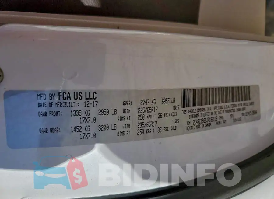 2C4RC1BG0JR132116 Photo# 14