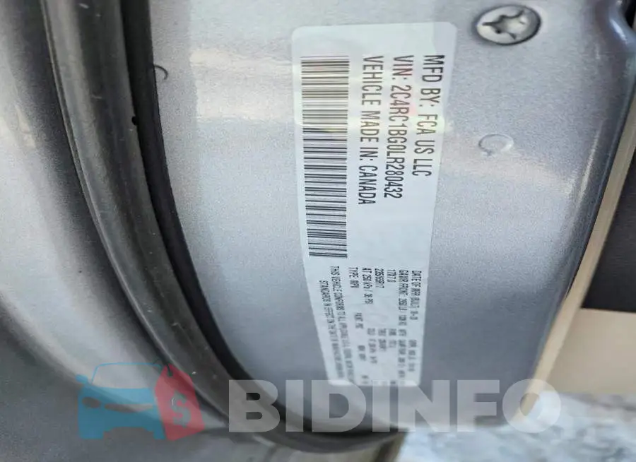 2C4RC1BG0LR280432 Photo# 14