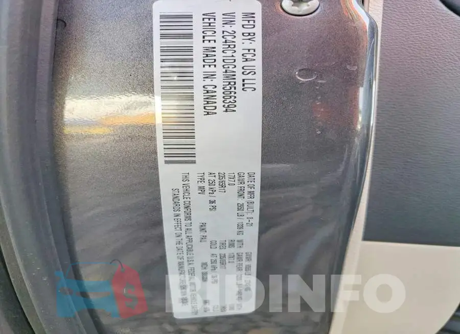 2C4RC1DG4MR566394 Photo# 13