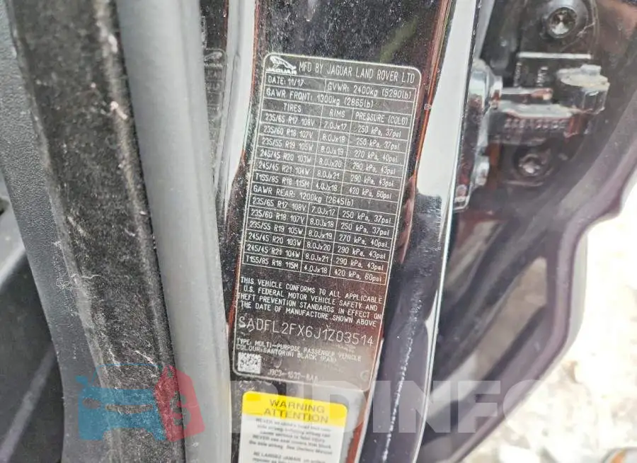 SADFL2FX6J1Z03514 Photo# 13
