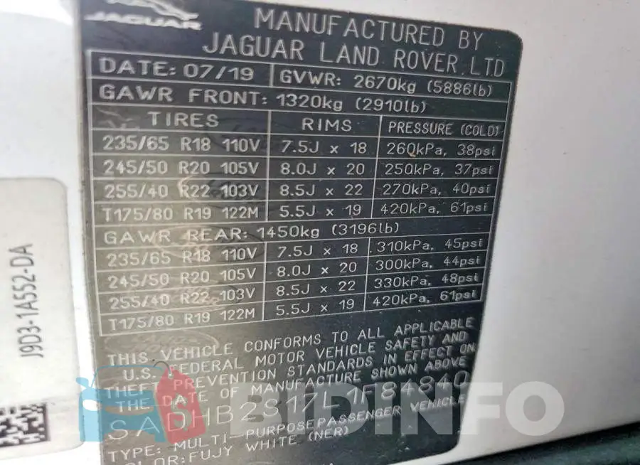 SADHB2S17L1F84840 Photo# 10