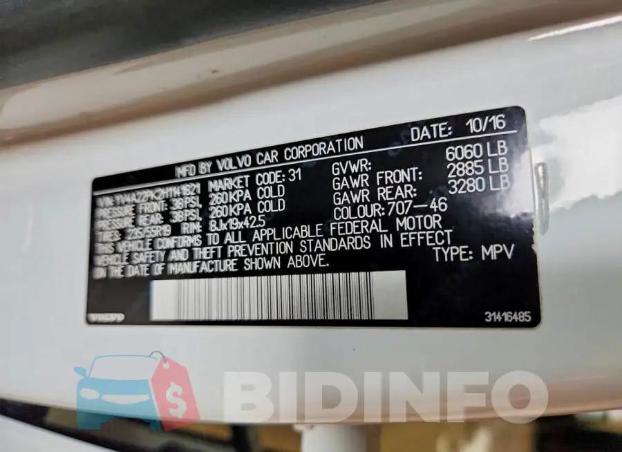 YV4A22PK2H1141821 Photo# 13