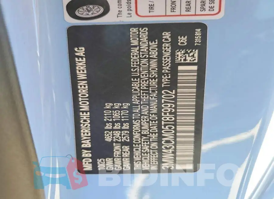 3MW43CM05T8F99702 Photo# 12