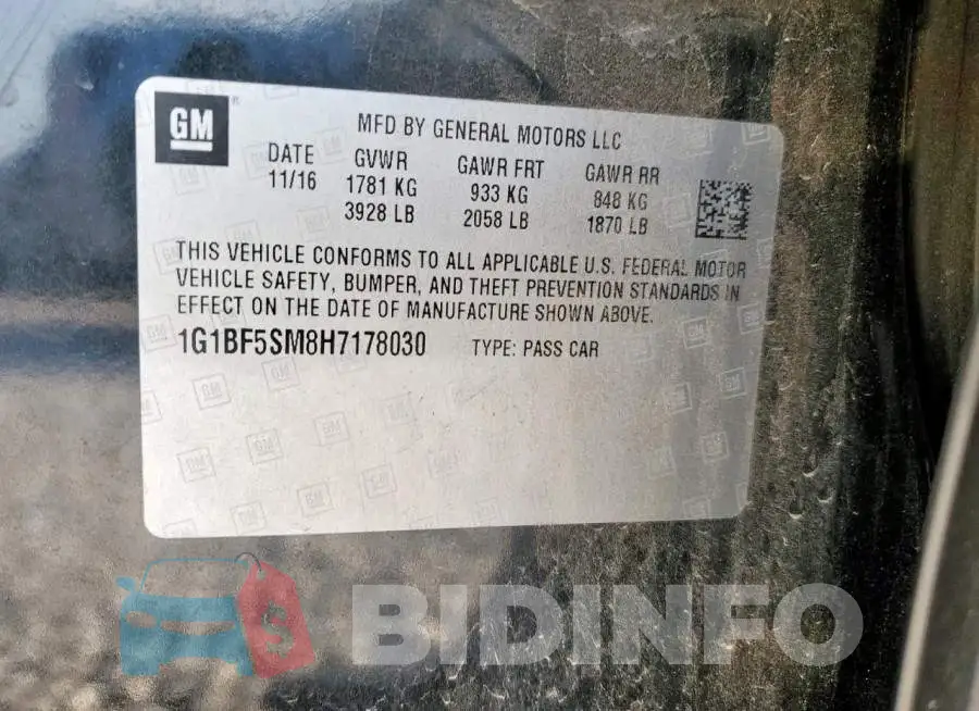 1G1BF5SM8H7178030 Photo# 12