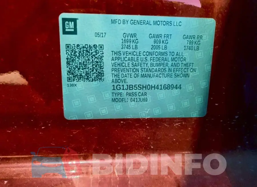 1G1JB5SH0H4168944 Photo# 12