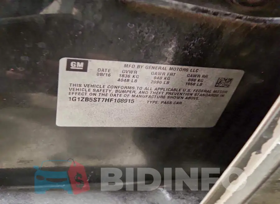1G1ZB5ST7HF108915 Photo# 12