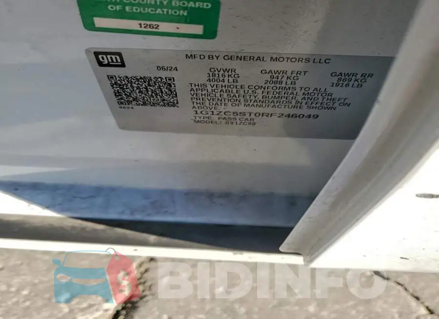 1G1ZC5ST0RF246049 Photo# 12