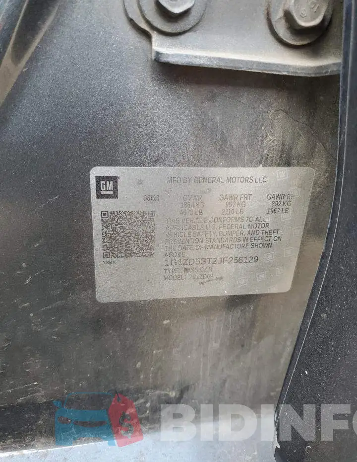 1G1ZD5ST2JF256129 Photo# 13