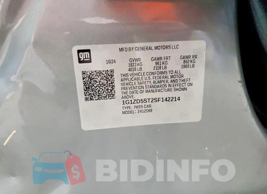 1G1ZD5ST2SF142214 Photo# 12