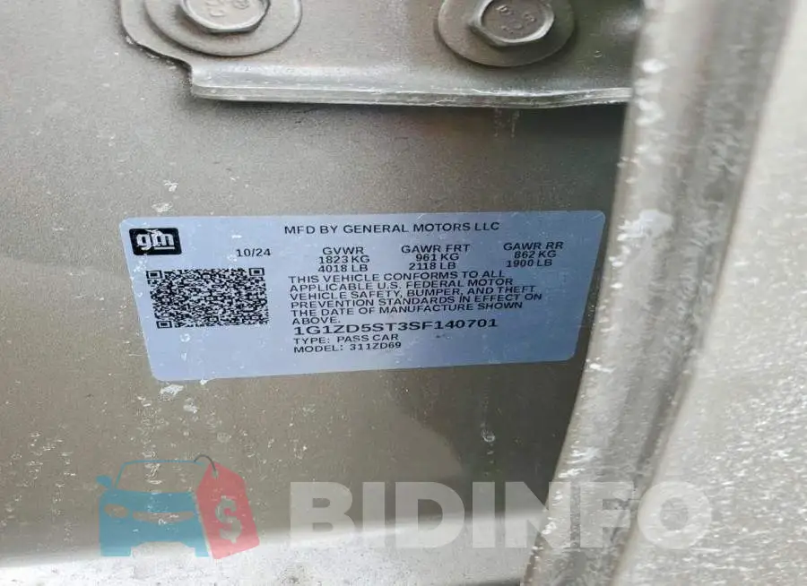 1G1ZD5ST3SF140701 Photo# 13