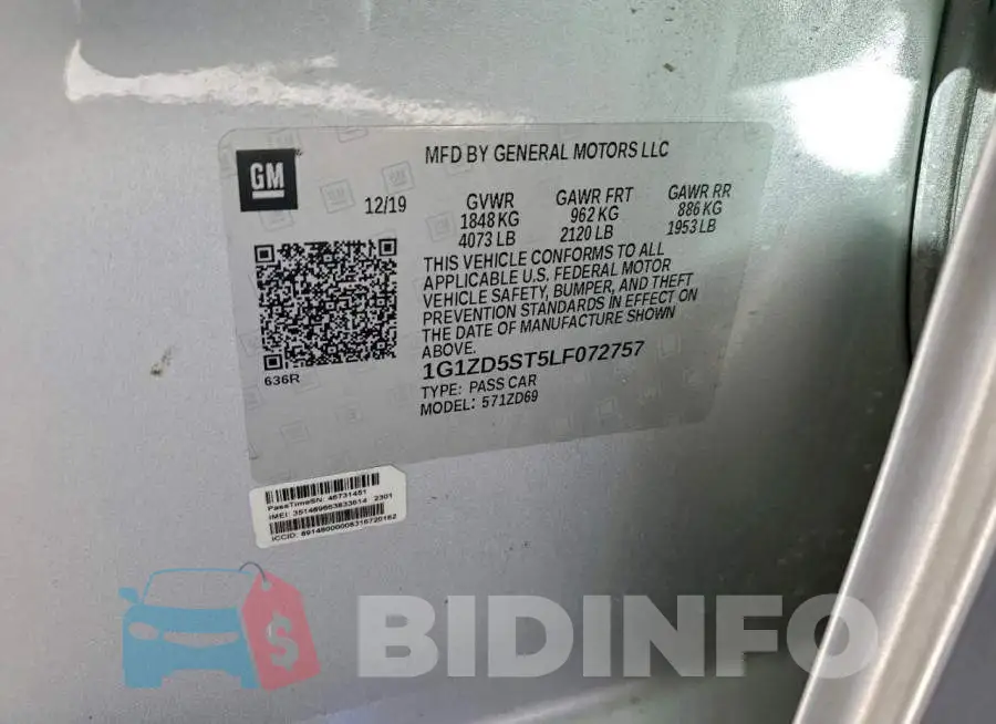 1G1ZD5ST5LF072757 Photo# 12