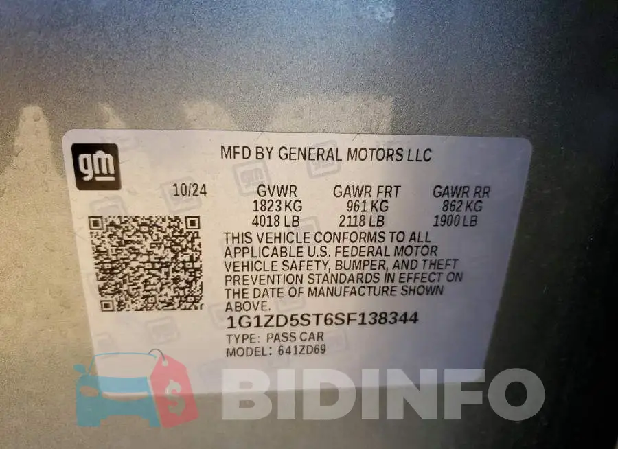 1G1ZD5ST6SF138344 Photo# 12