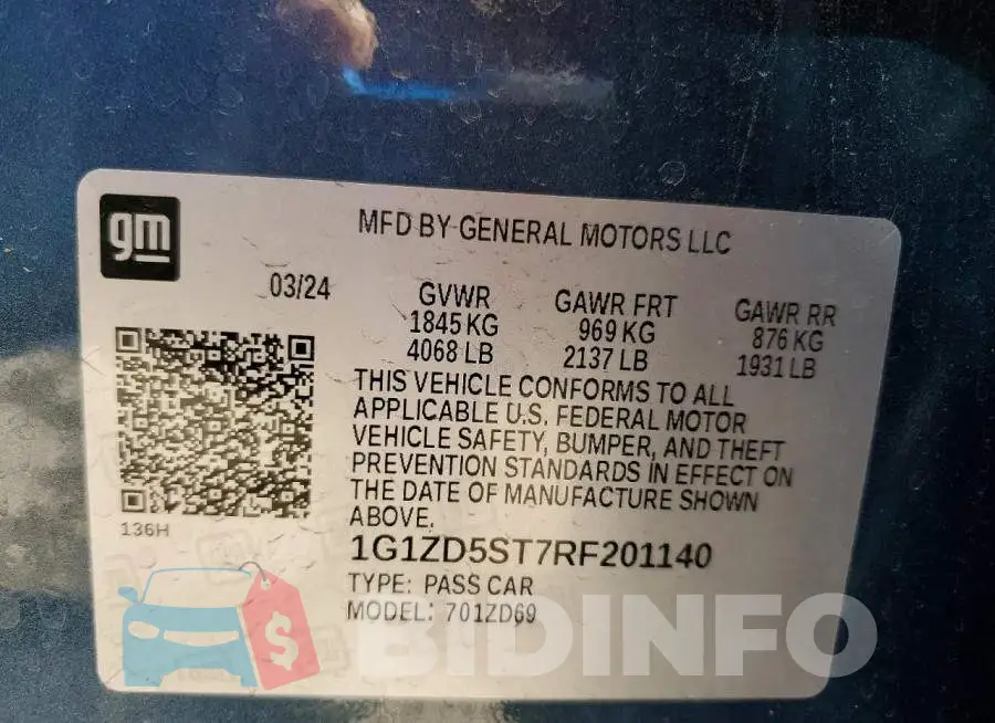 1G1ZD5ST7RF201140 Photo# 12