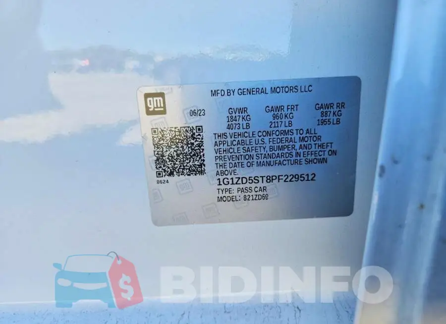 1G1ZD5ST8PF229512 Photo# 12