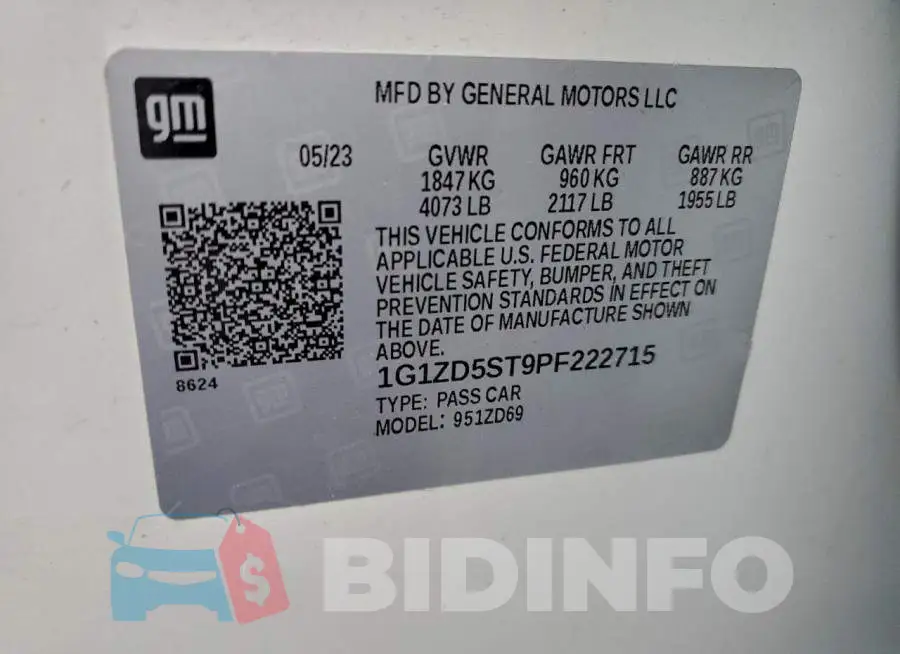 1G1ZD5ST9PF222715 Photo# 13