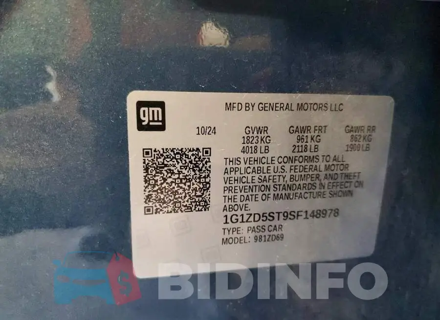 1G1ZD5ST9SF148978 Photo# 12