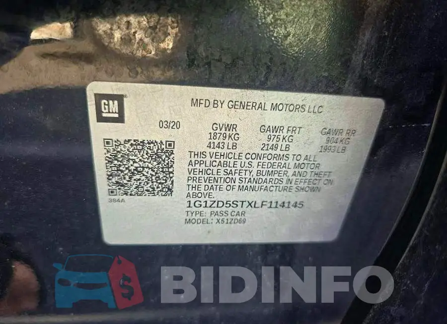 1G1ZD5STXLF114145 Photo# 3