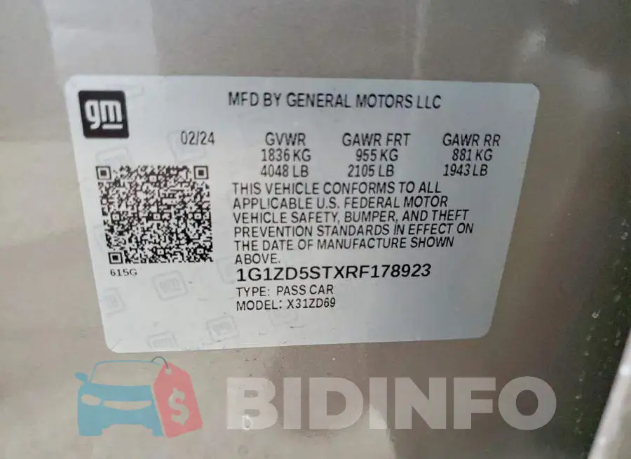1G1ZD5STXRF178923 Photo# 12