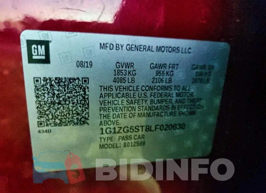 1G1ZG5ST8LF020630 Photo# 12