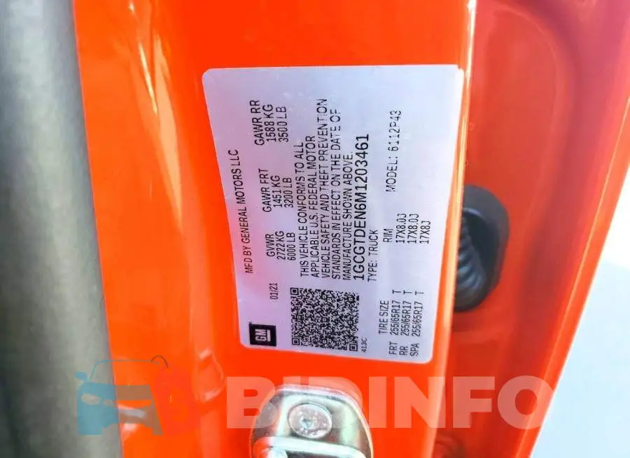 1GCGTDEN6M1203461 Photo# 12