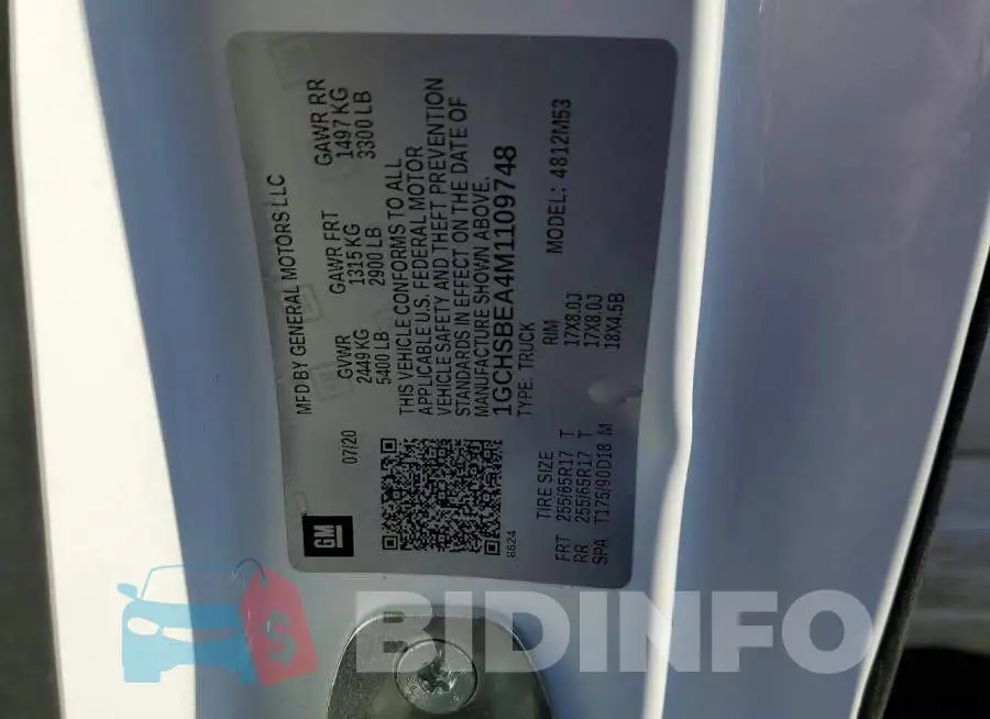 1GCHSBEA4M1109748 Photo# 12