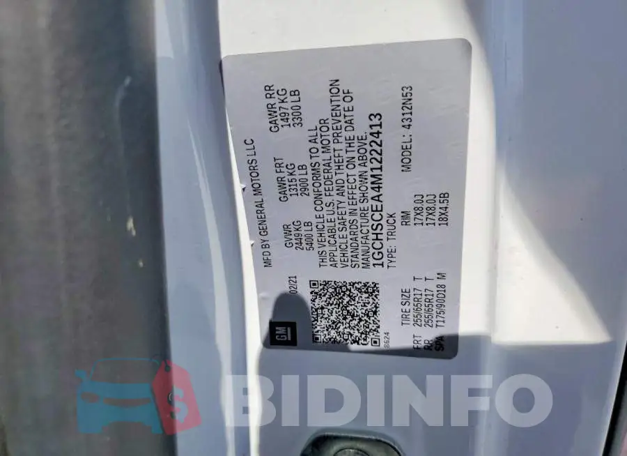 1GCHSCEA4M1222413 Photo# 12