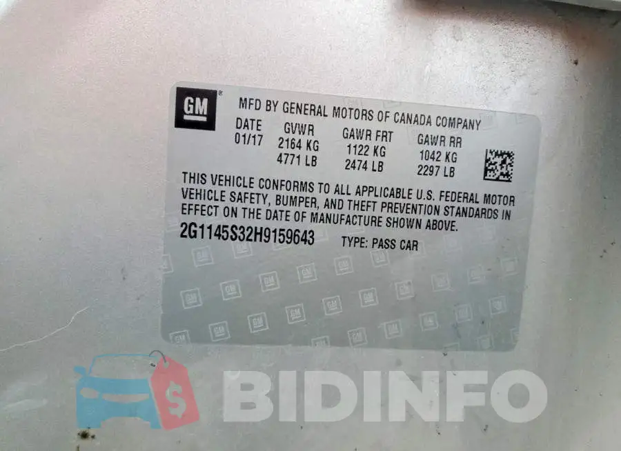 2G1145S32H9159643 Photo# 12