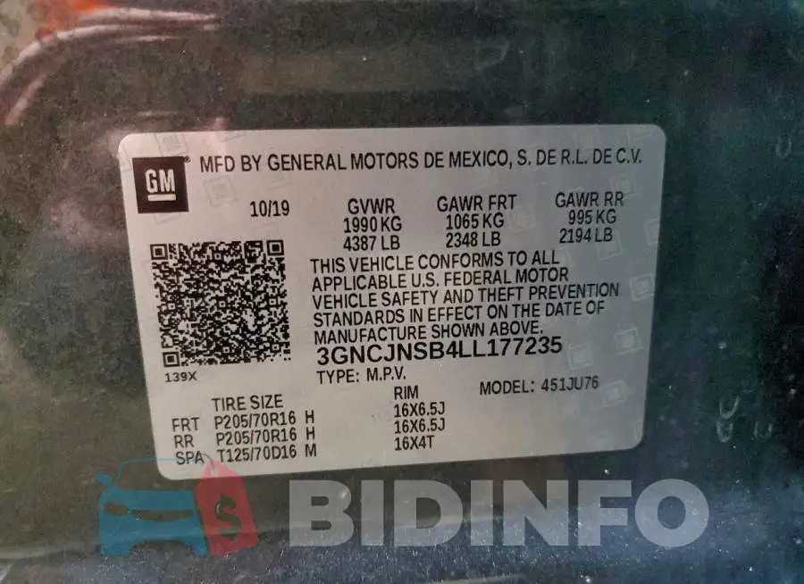 3GNCJNSB4LL177235 Photo# 12