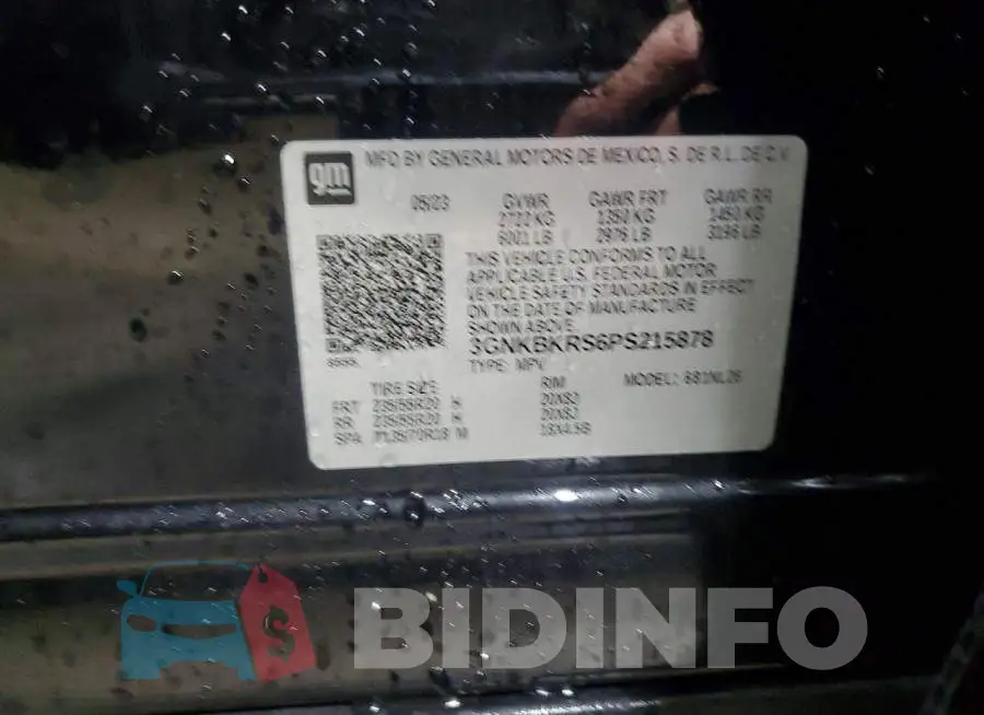3GNKBKRS6PS215878 Photo# 12