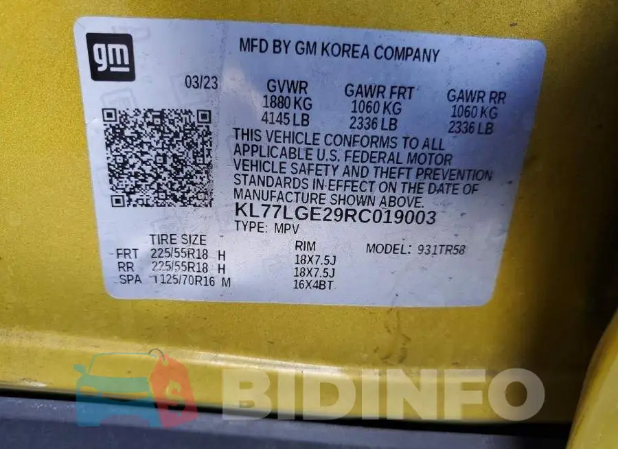 KL77LGE29RC019003 Photo# 12