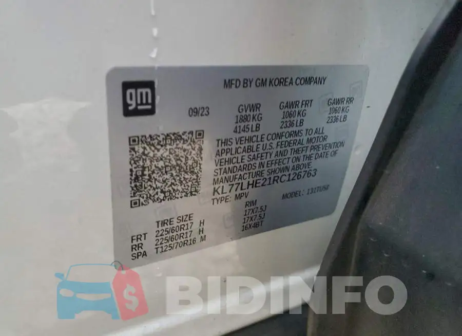 KL77LHE21RC126763 Photo# 14