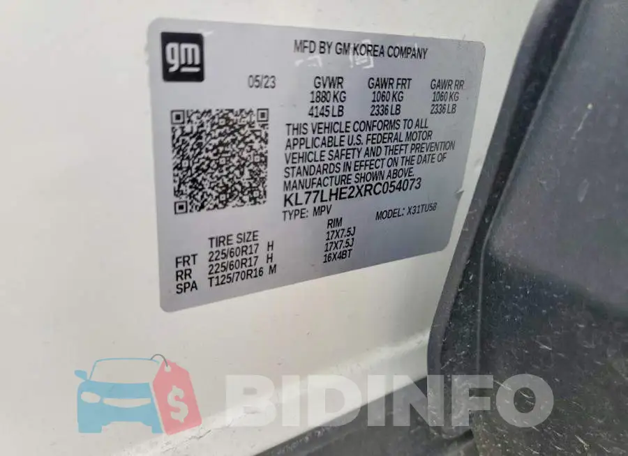 KL77LHE2XRC054073 Photo# 13
