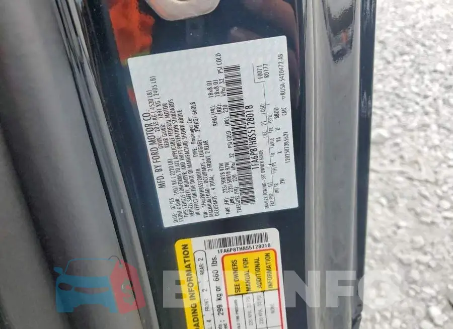 1FA6P8TH8S5128018 Photo# 12