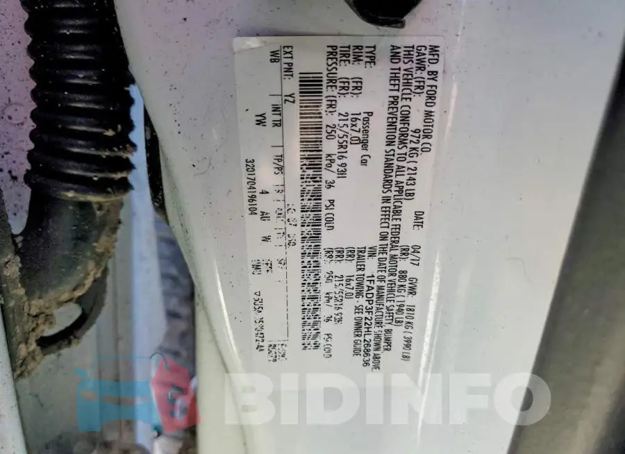 1FADP3F22HL268636 Photo# 13