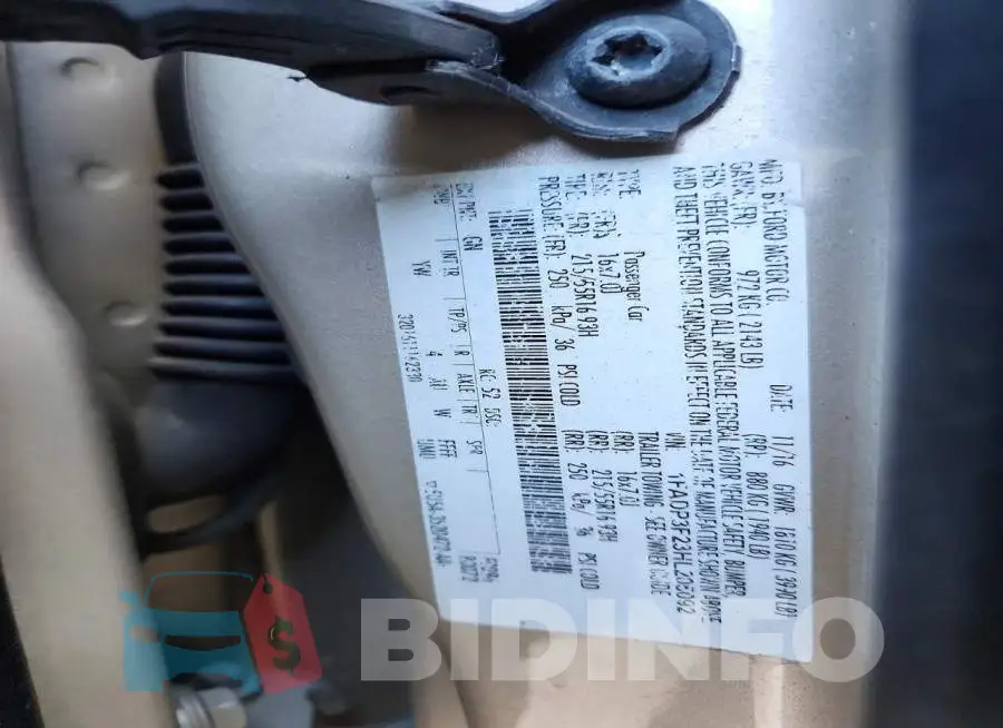 1FADP3F23HL205092 Photo# 13