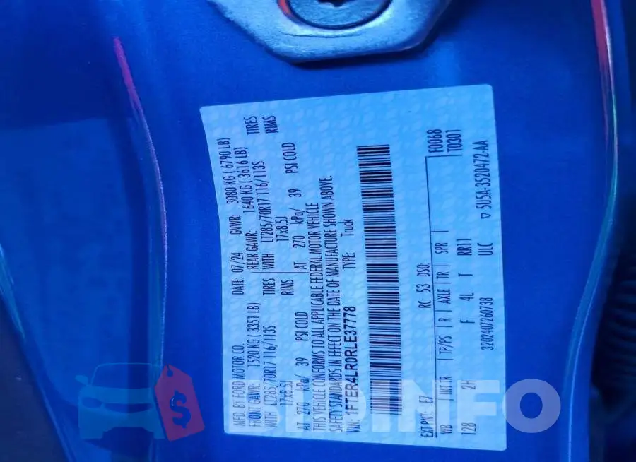 1FTER4LR0RLE37778 Photo# 12